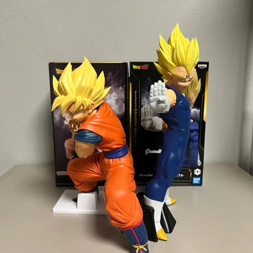 [BUNJANG] Dragon Ball Grandista Son Goku &amp; Vegeta Figure Set / 그란디스타 손오공&amp;베지터 판매
