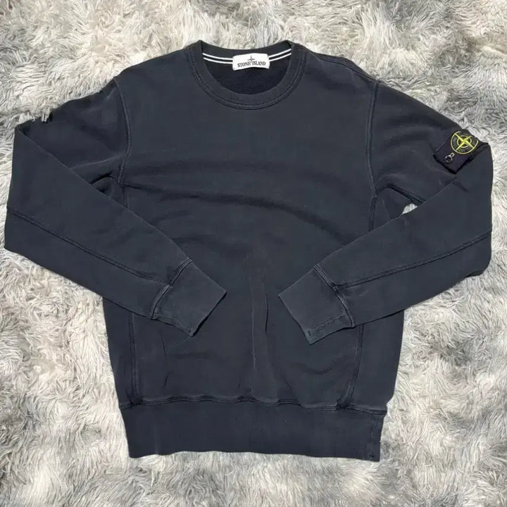[BUNJANG] Stone Island Navy Sweatshirt / 스톤아일랜드 네이비 맨투맨
