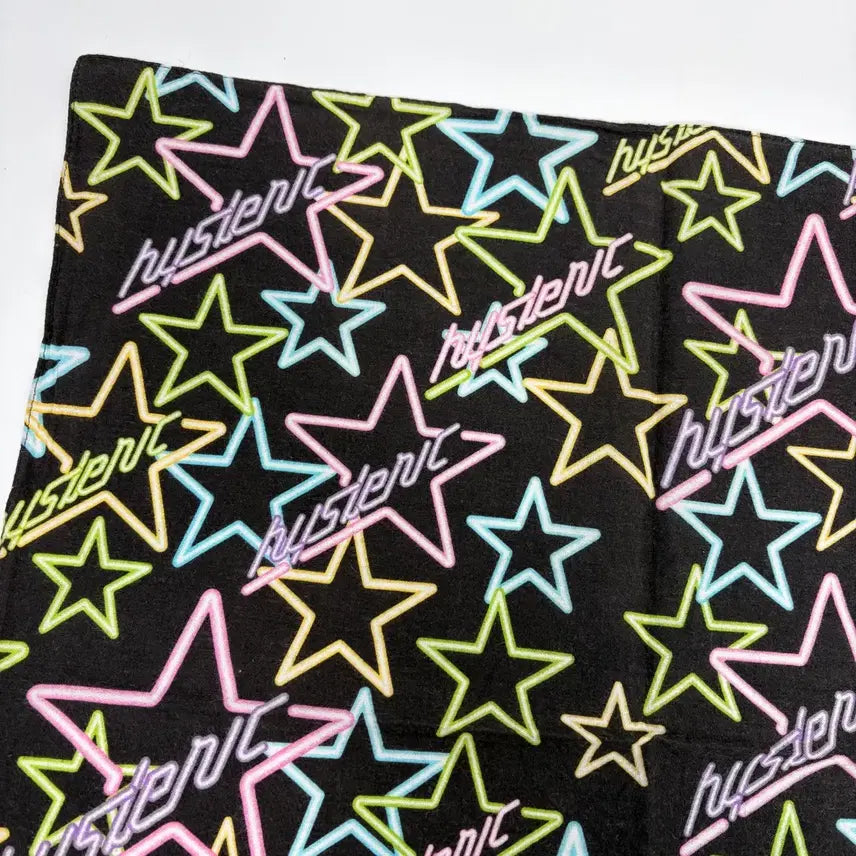 [BUNJANG] Hysteric Glamour Star Pattern Scarf Bandana Handkerchief / 히스테릭글래머 별 패턴 스카프 반다나 손수건