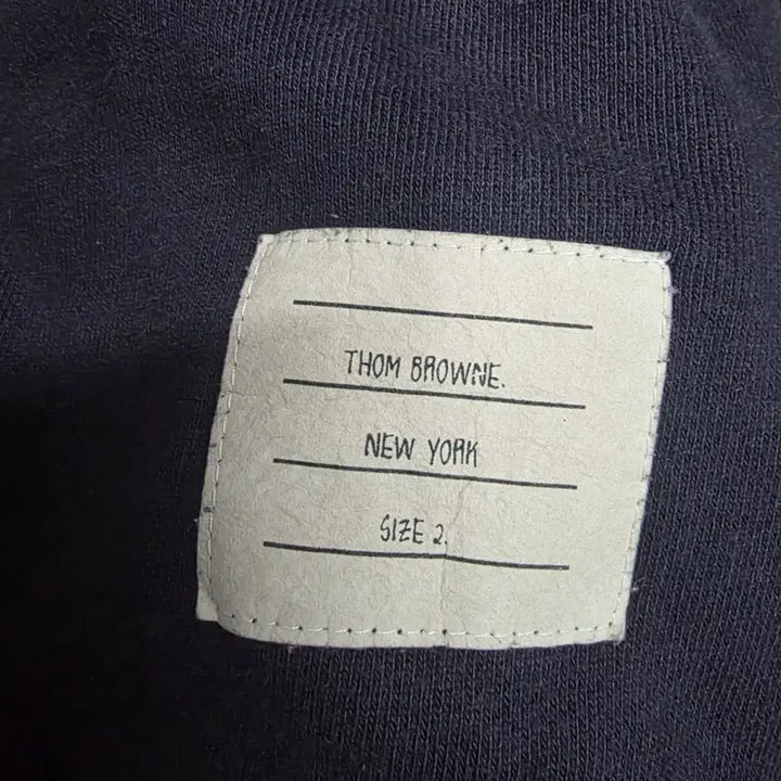 [BUNJANG] Thom Browne Navy Sweatshirt T-Shirt / 톰브라운 네이비 맨투맨 티셔츠