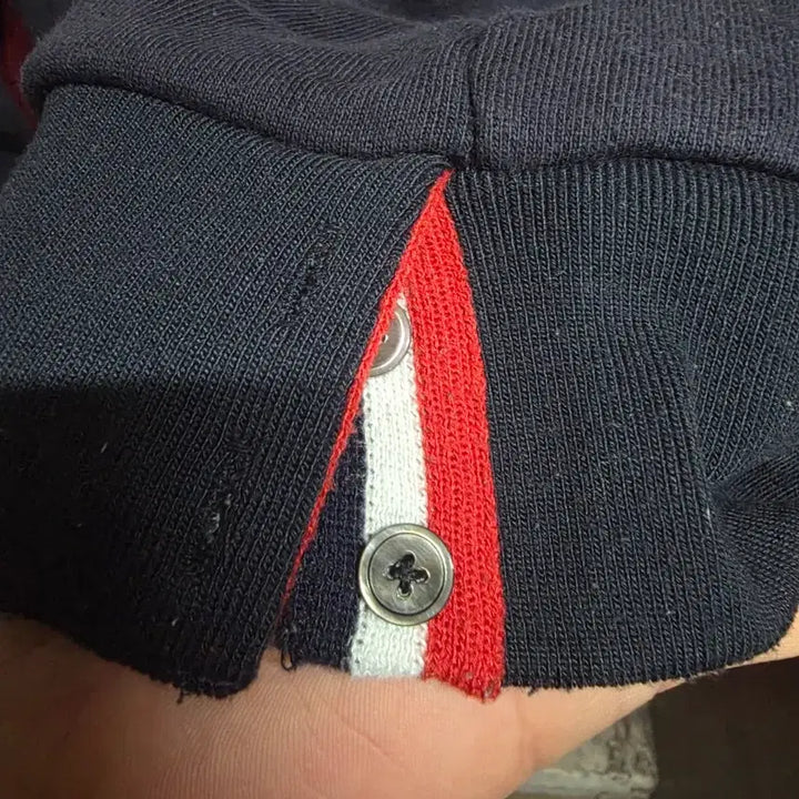 [BUNJANG] Thom Browne Navy Sweatshirt T-Shirt / 톰브라운 네이비 맨투맨 티셔츠