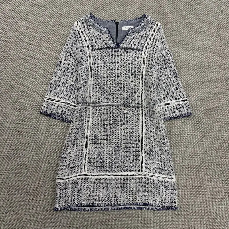 [BUNJANG] SJSJ Tweed Dress V3387 / sjsj 트위드 원피스 v3387