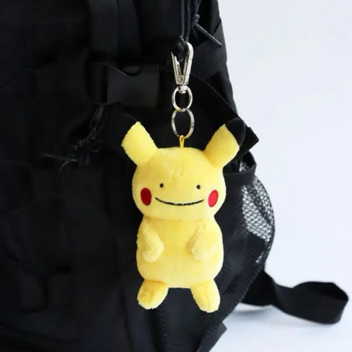 [BUNJANG] Pokemon Ditto Pikachu Plush Keychain (New) / 포켓몬스터 메타몽 피카츄 봉제인형 키링 (새상품)