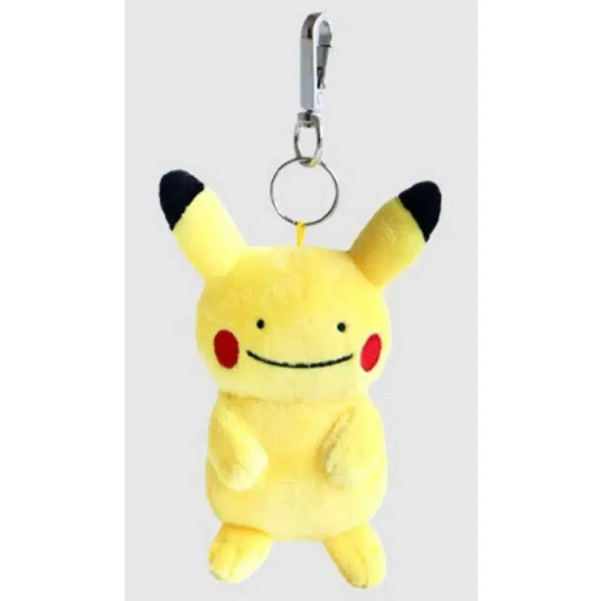 [BUNJANG] Pokemon Ditto Pikachu Plush Keychain (New) / 포켓몬스터 메타몽 피카츄 봉제인형 키링 (새상품)