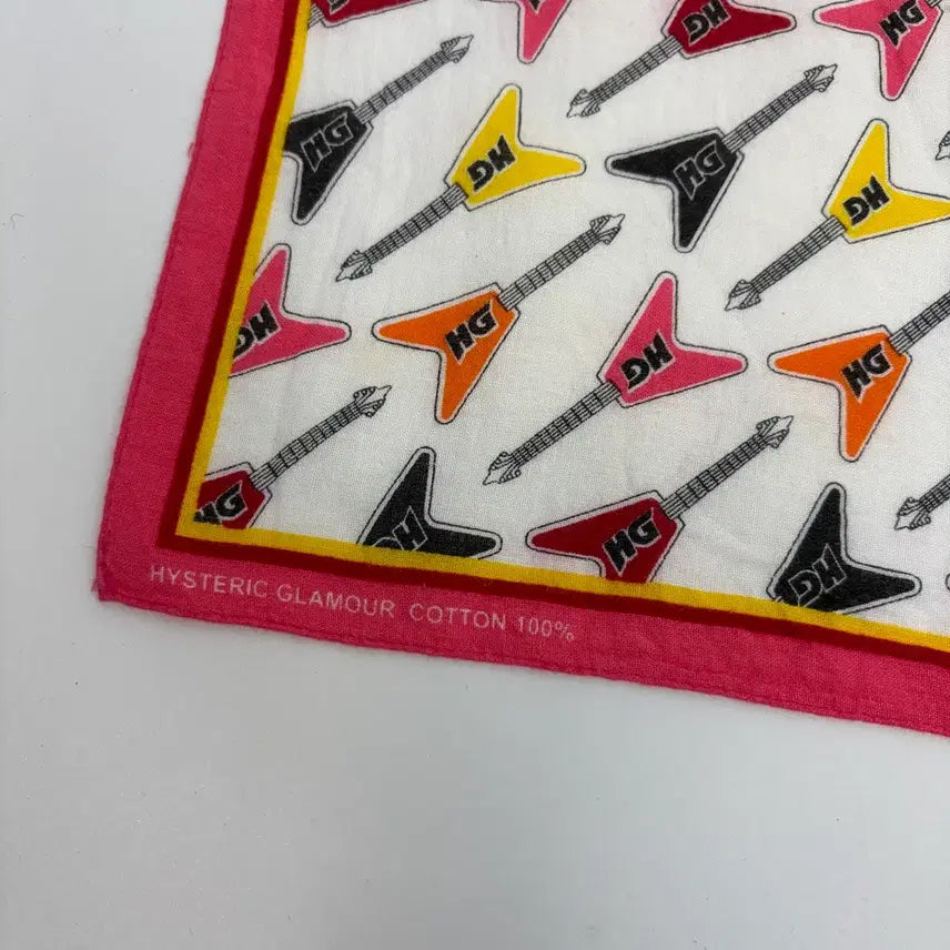 [BUNJANG] Hysteric Glamour Bandana Scarf Handkerchief / 히스테릭글래머 기타 스카프 손수건 반다나