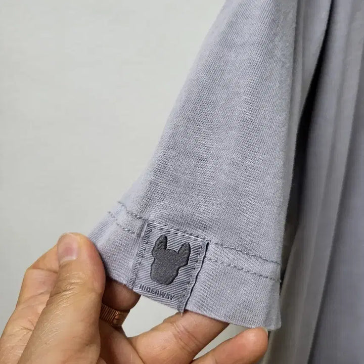 [BUNJANG] LifeWork Grey Short-Sleeve Long Dress One Size / 라이프워크 그레이 반팔 롱 원피스 프리