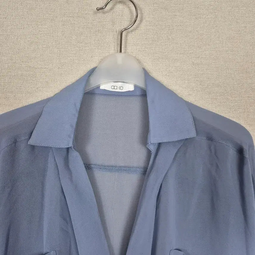 [BUNJANG] Pastel Blue See-Through Loose Fit Blouse (New with Tags) / 