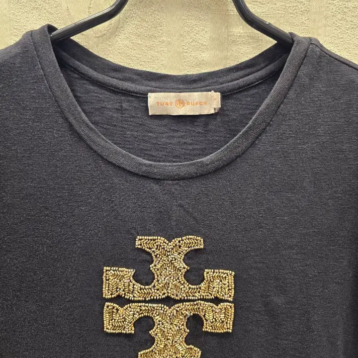 [BUNJANG] Tory Burch Logo Short-Sleeve T-Shirt Size S / 토리버치 로고 반팔티 티셔츠 S