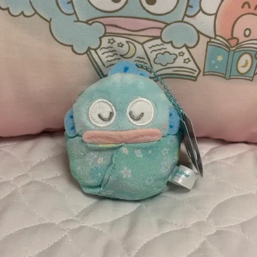 [BUNJANG] Sanrio Hangyodon Good Night Flower Swaddle Mascot / [정품/최저가] 산리오 한교동 잘자요(오야스미) 플라워 속싸개 마스코트