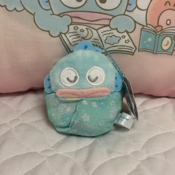 [BUNJANG] Sanrio Hangyodon Good Night Flower Swaddle Mascot / [정품/최저가] 산리오 한교동 잘자요(오야스미) 플라워 속싸개 마스코트