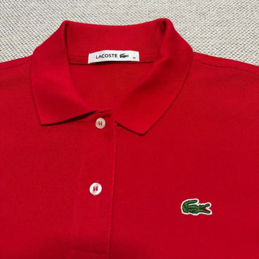 [BUNJANG] Lacoste Short Sleeve Polo Shirt / 라코스테 반팔 카라티