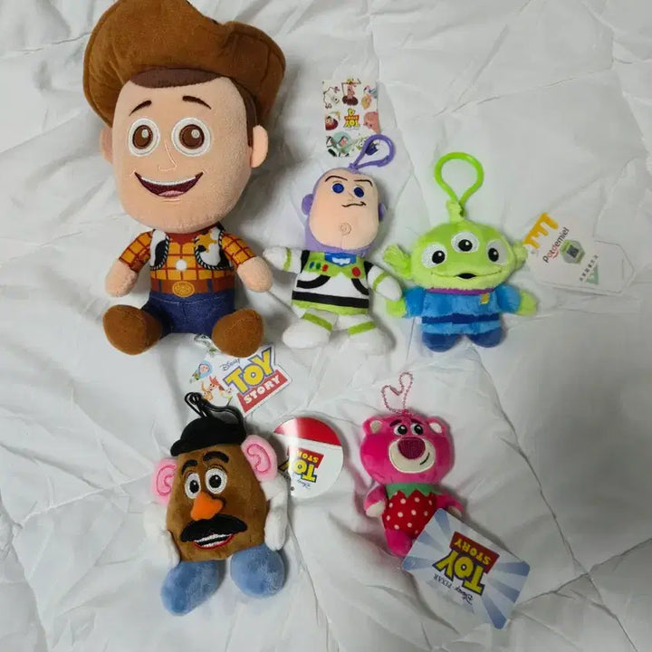 [BUNJANG] Toy Story Woody Keychain Lotso Doll / 버즈 키링 우디 열쇠고리 장난감 인형 토이스토리 랏소