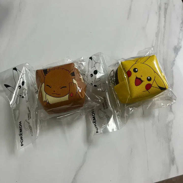 [BUNJANG] Pokemon Pikachu/Eevee Plush Keyring / 포켓몬 피카츄/이브이 키링 새상품