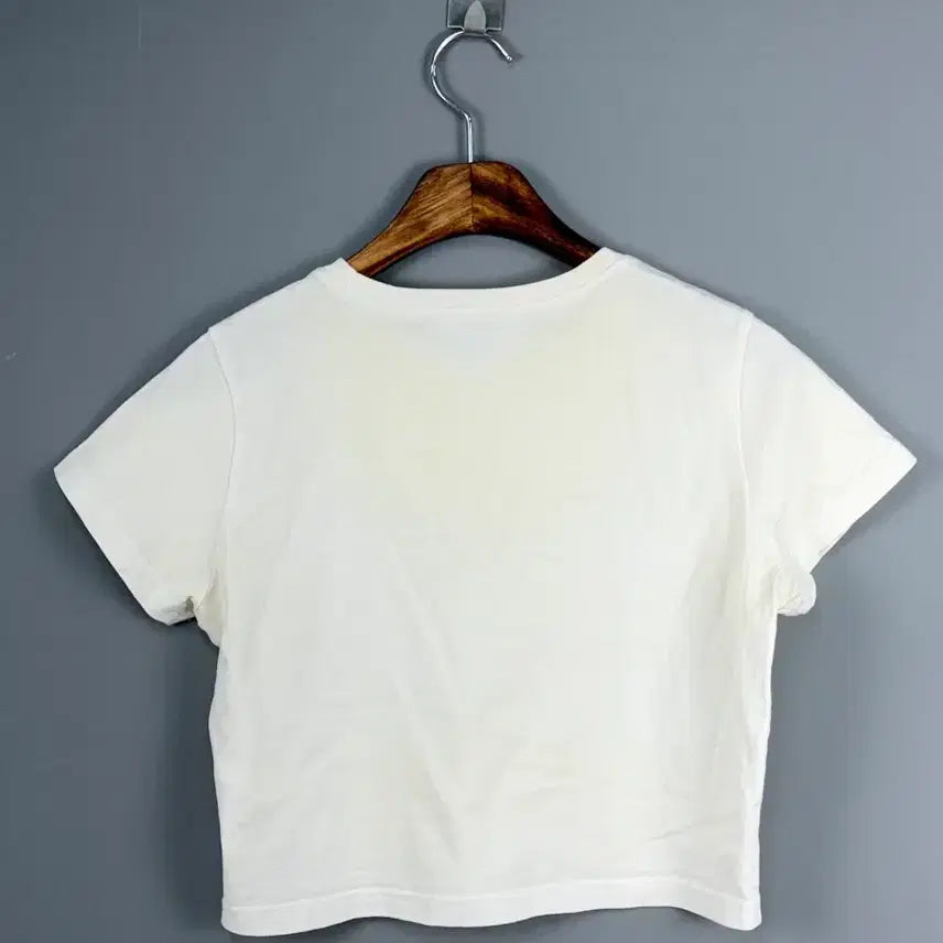 [BUNJANG] Marithe Francois Girbaud Classic Logo Cropped Short Sleeve T-Shirt / 마리떼 프랑소와 저버 클래식 로고 크롭 반팔티셔츠 E54