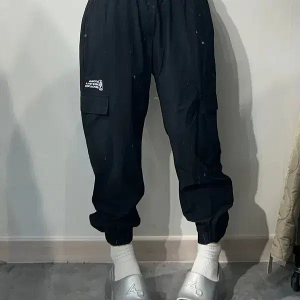 [BUNJANG] 76 Cargo Pocket Jogger Training Pants Black / 76 NBA 카고 포켓 조거 트레이닝 팬츠 블랙