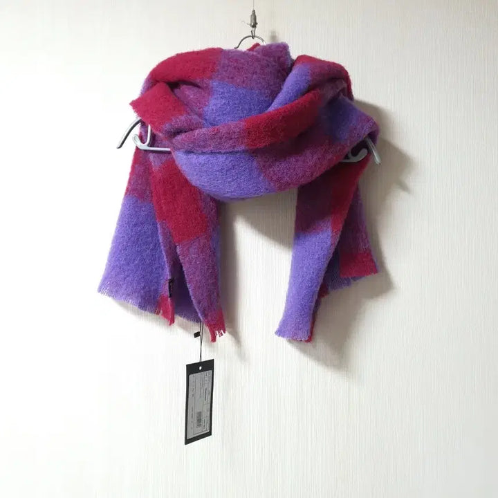 [BUNJANG] HEVO Italian Virgin Wool Blend Check Pattern Muffler / 헤보 hevo 이태리 울 머플러 새상품 정품