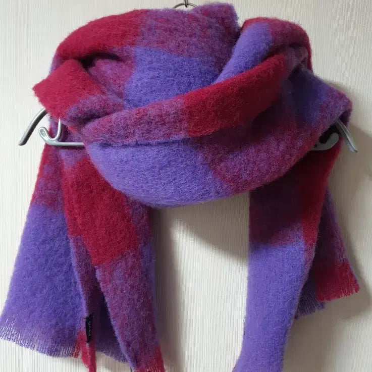[BUNJANG] HEVO Italian Virgin Wool Blend Check Pattern Muffler / 헤보 hevo 이태리 울 머플러 새상품 정품