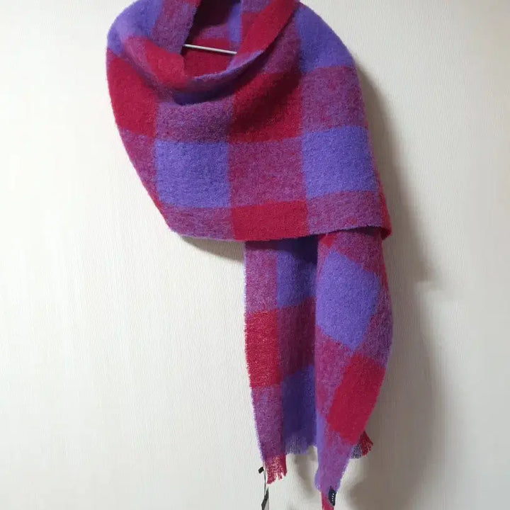 [BUNJANG] HEVO Italian Virgin Wool Blend Check Pattern Muffler / 헤보 hevo 이태리 울 머플러 새상품 정품