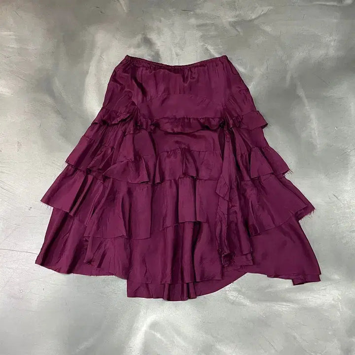 [BUNJANG] DKNY Tiered Maxi Skirt / Dkny 캉캉 스커트 y16506