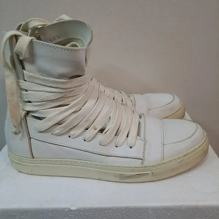 [BUNJANG] Kris Van Assche High-Top Sneakers / 크리스 반 아쉐 끈칭칭 하이탑 스니커즈