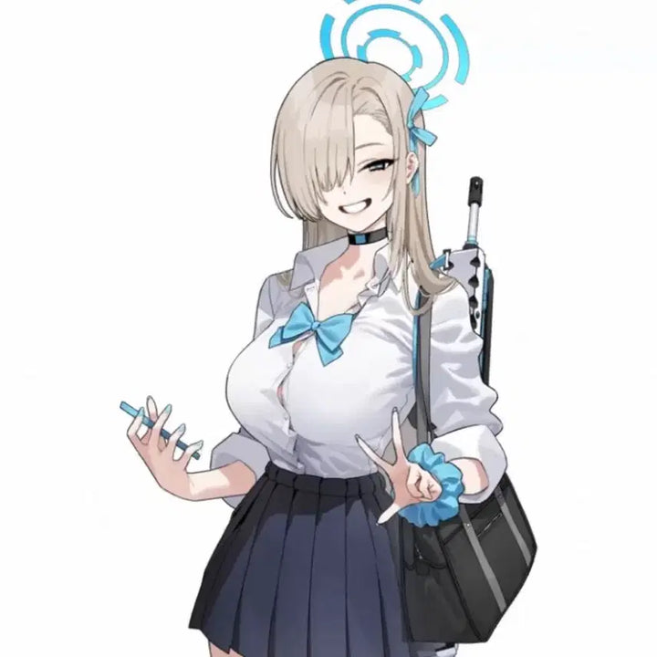 [BUNJANG] Blue Archive Asuna School Uniform Cosplay Set Rental (Size XL) / [대여] 블루아카이브 아스나 교복 풀셋 코스프레