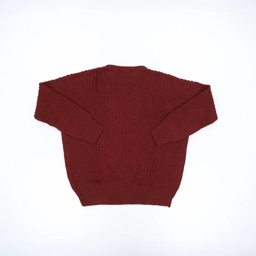 [BUNJANG] Zara Round Knit Sweater / M 자라 케이블 라운드니트 0309H1