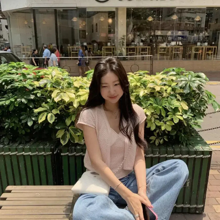 [BUNJANG] Shop Sye Mute Denim Light Blue M Long / 새상품 택0, 샵시예 뮤트 데님 라이트 블루 M long