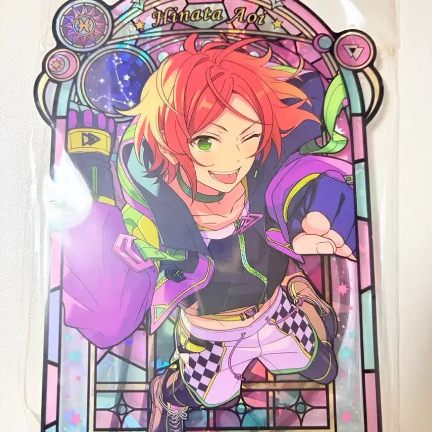 [BUNJANG] Ensemble Stars!! Hinata Aoi Stained Glass Acrylic Stand / 앙스타 스테인글라스 스글 아크릴 스탠드 히나타