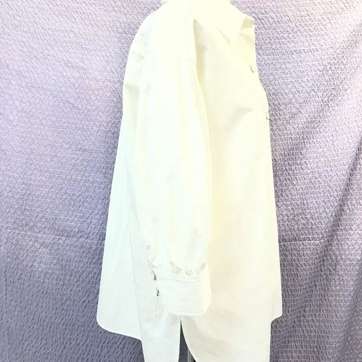 [BUNJANG] TIME White Puff Sleeve Shirt Blouse Size 82 (55-66) / 타임 TIME 여성 퍼프소매 화이트 셔츠 블라우스 82(F) 22년새옷급