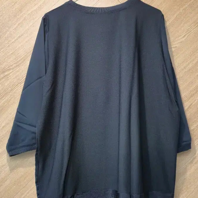 [BUNJANG] O.A.R O Pattern Point Navy Blouse / O.A.R O 반팔 블라우스