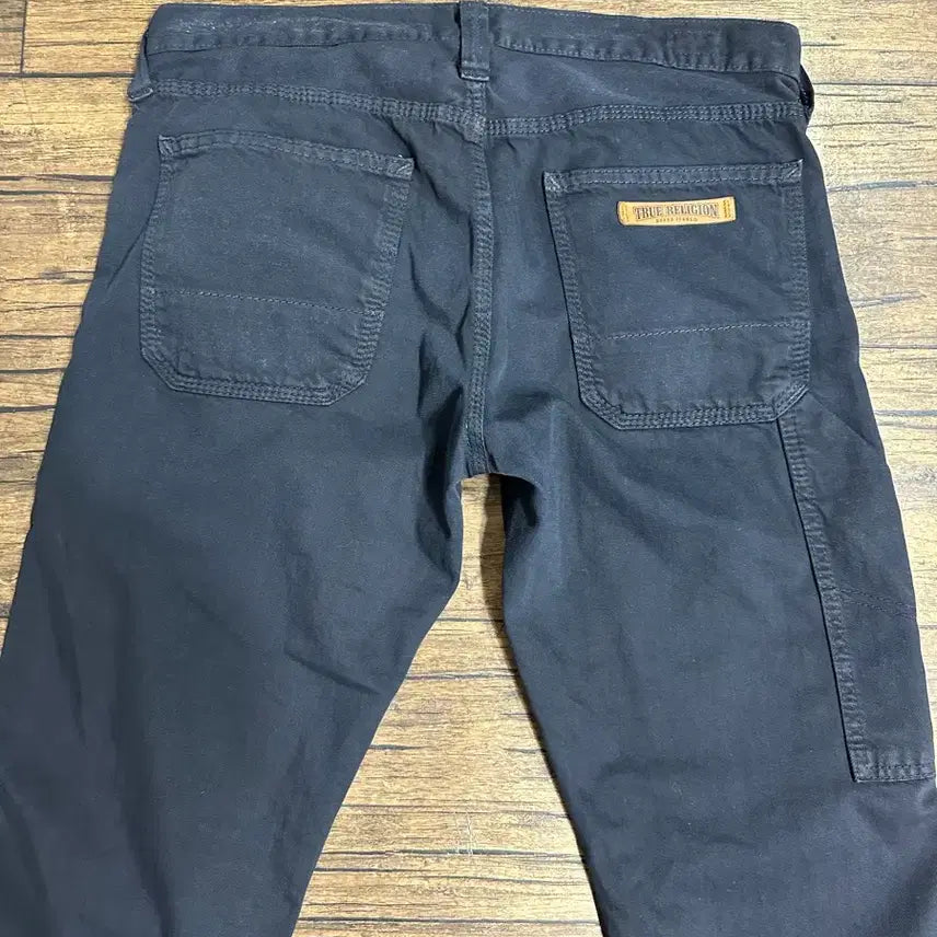 [BUNJANG] True Religion USA Premium Denim Black Work Pants / 트루릴리젼 USA 프리미엄 데님 블랙 워크팬츠 실측사이즈 32