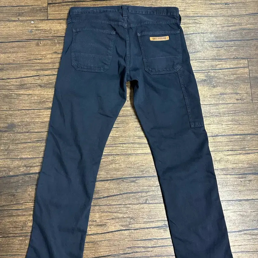 [BUNJANG] True Religion USA Premium Denim Black Work Pants / 트루릴리젼 USA 프리미엄 데님 블랙 워크팬츠 실측사이즈 32