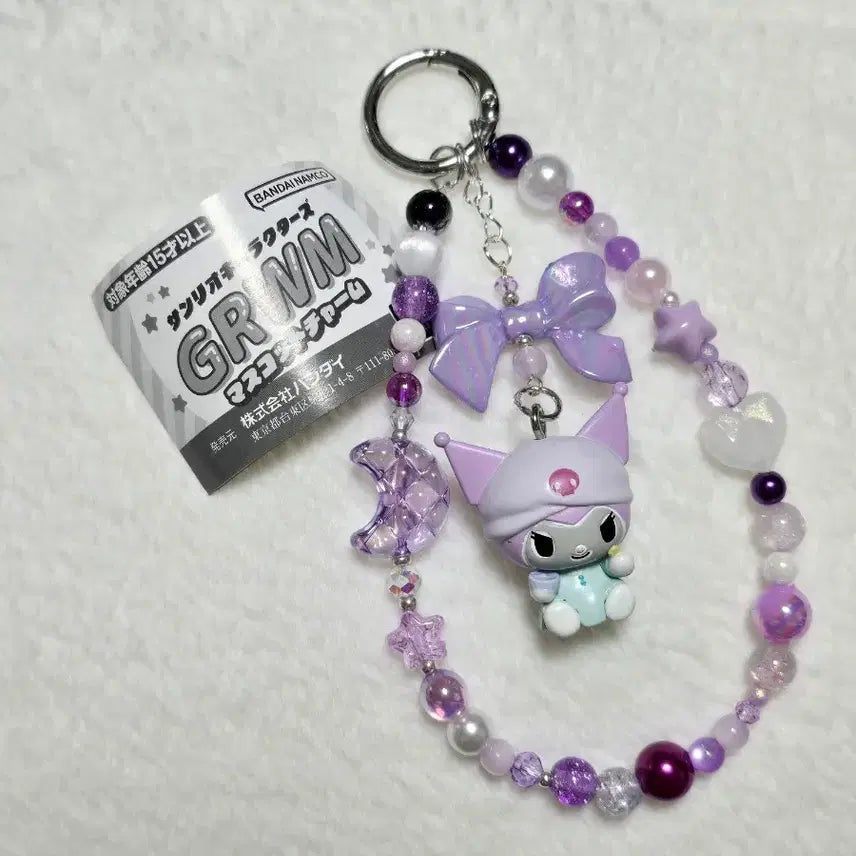 [BUNJANG] Sanrio Kuromi Gacha Strap Charm / 쿠로미 스트랩
