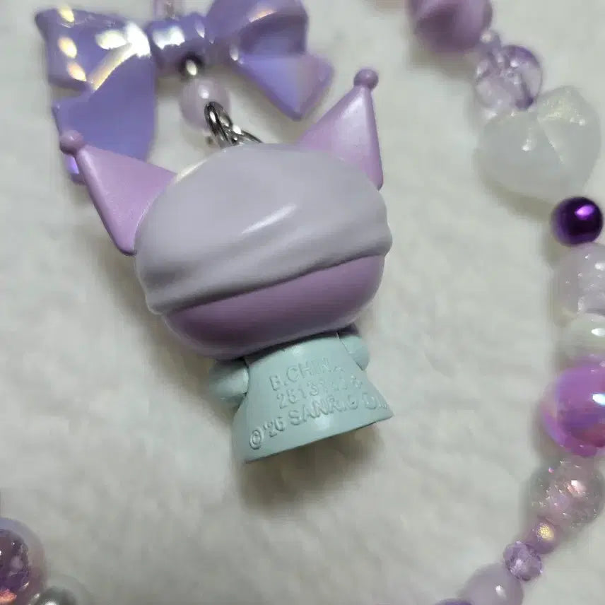 [BUNJANG] Sanrio Kuromi Gacha Strap Charm / 쿠로미 스트랩