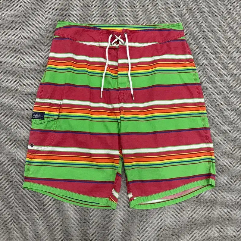 [BUNJANG] Polo Ralph Lauren Striped Swim Pants / 폴로랄프로렌 스트라이프 스윔팬츠 v3392