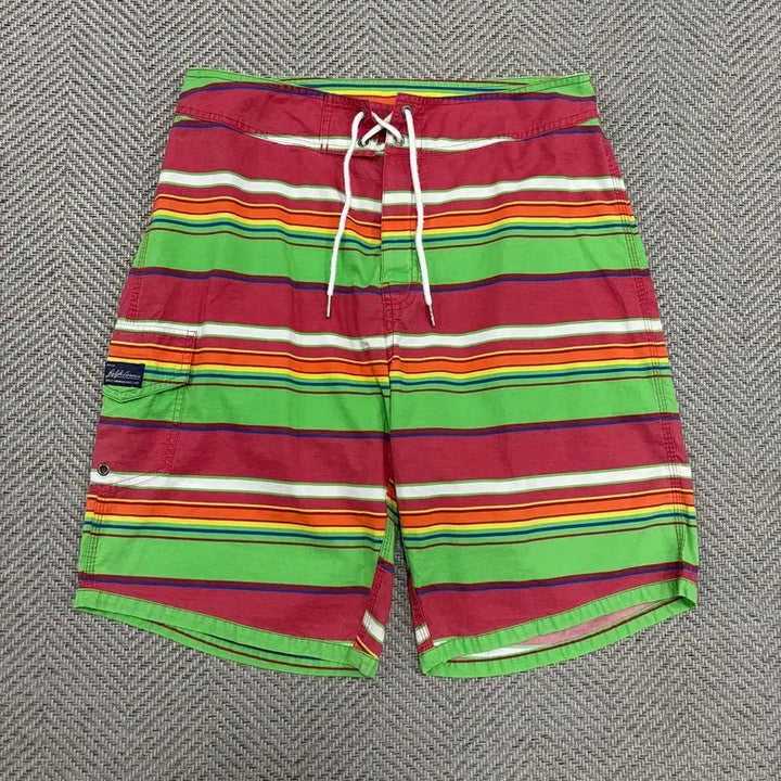 [BUNJANG] Polo Ralph Lauren Striped Swim Pants / 폴로랄프로렌 스트라이프 스윔팬츠 v3392