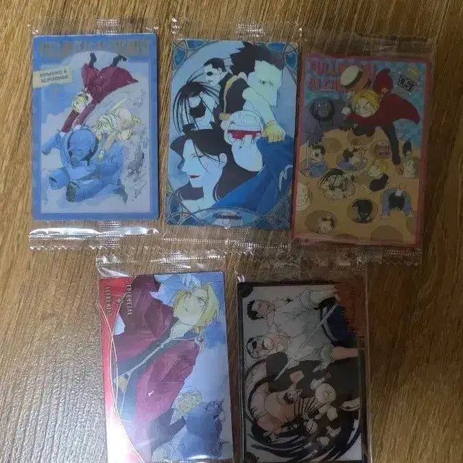 [BUNJANG] Fullmetal Alchemist Wafer Card Edward Elric Set (1st &amp; 2nd Series) / 강연금 강철의 연금술사 웨하스 1,2 탄 카드 에드워드 엘릭