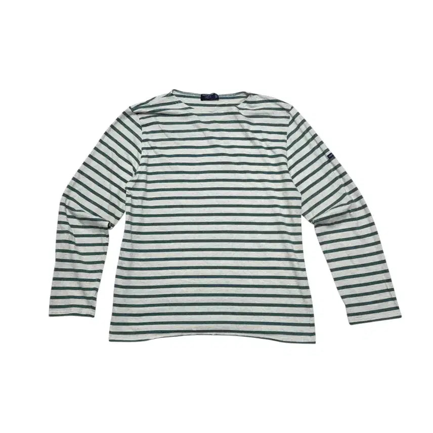 [BUNJANG] Saint James Striped Boat Neck Long Sleeve Shirt / Saint James 세인트제임스 보트넥 루즈핏 스트라이프 롱슬리브 긴팔