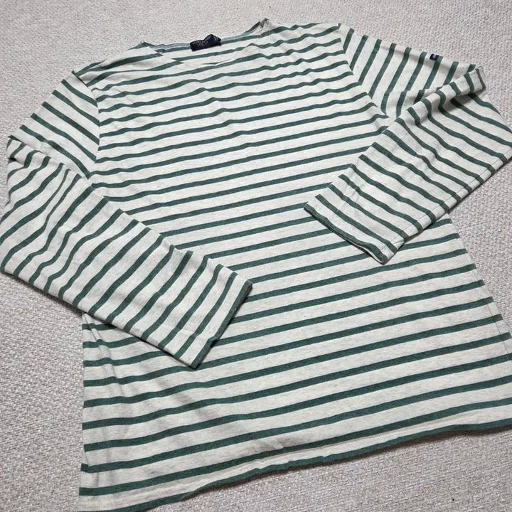 [BUNJANG] Saint James Striped Boat Neck Long Sleeve Shirt / Saint James 세인트제임스 보트넥 루즈핏 스트라이프 롱슬리브 긴팔