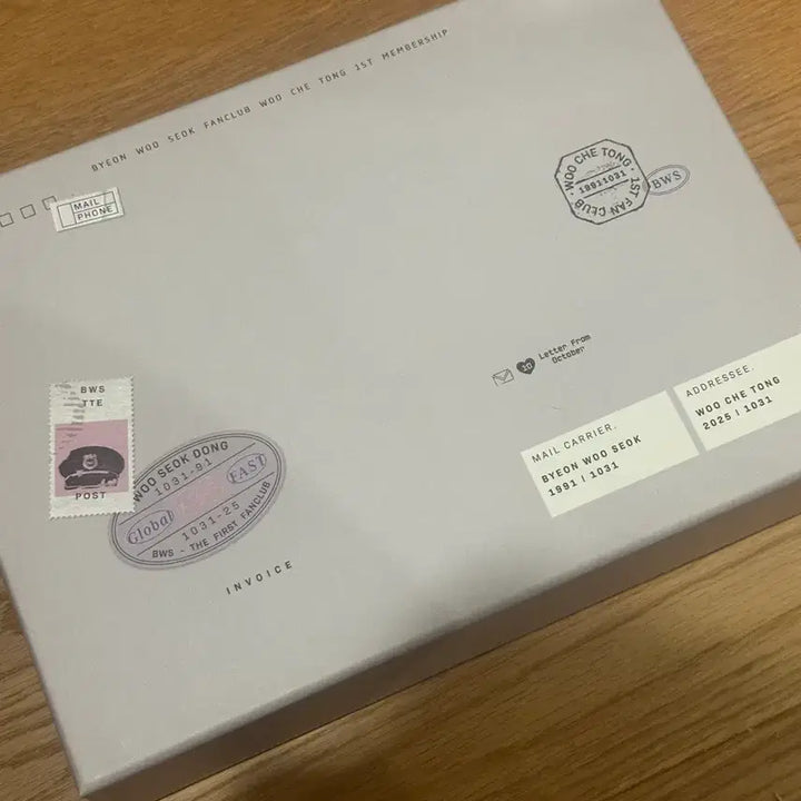 [BUNJANG] Byun Woo Seok Fanclub 1st Generation Membership Kit (Simple Unsealing) / 변우석 우체통 팬클럽 1기 멤버십 키트 (단순개봉)