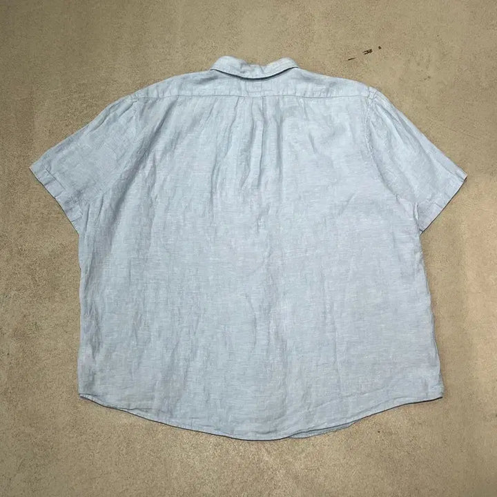 [BUNJANG] Brooks Brothers Linen Half-Sleeve Shirt / 브룩스브라더스 린넨 하프셔츠 s11003