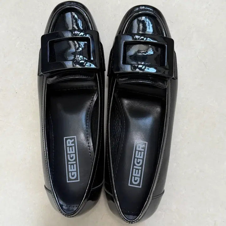 [BUNJANG] Geiger Enamel Loafers Black 230mm / 가이거 에나멜 로퍼 블랙 230mm(새제품)
