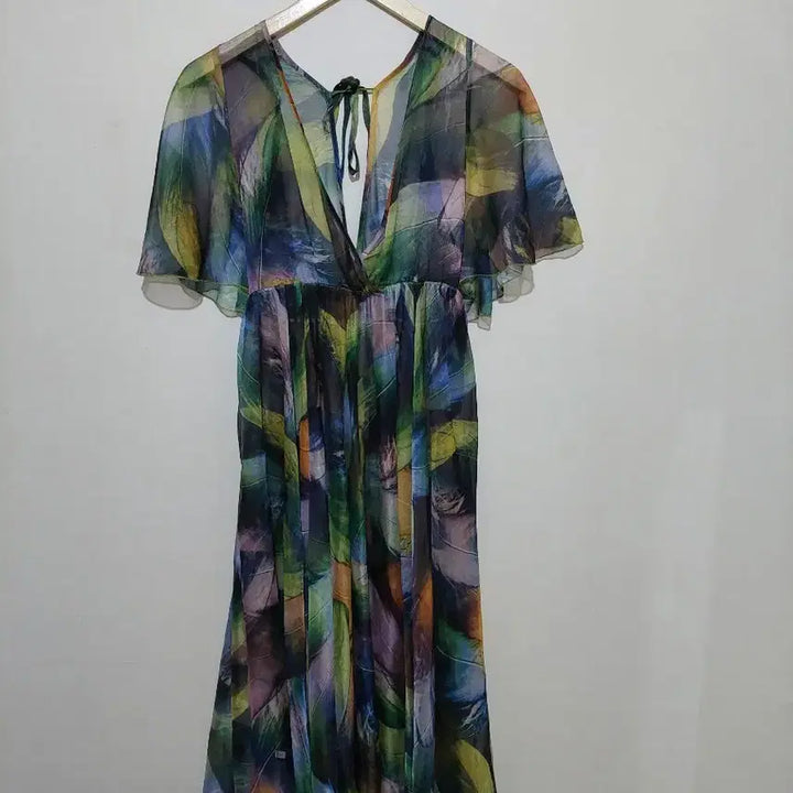 [BUNJANG] Sheer Mini Dress / 보세 시스루 원피스
