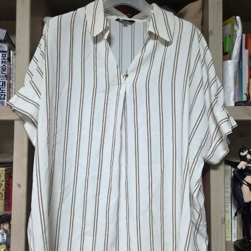 [BUNJANG] F2F Striped Shirt Size 90 / F2F 스트라이프 셔츠 90