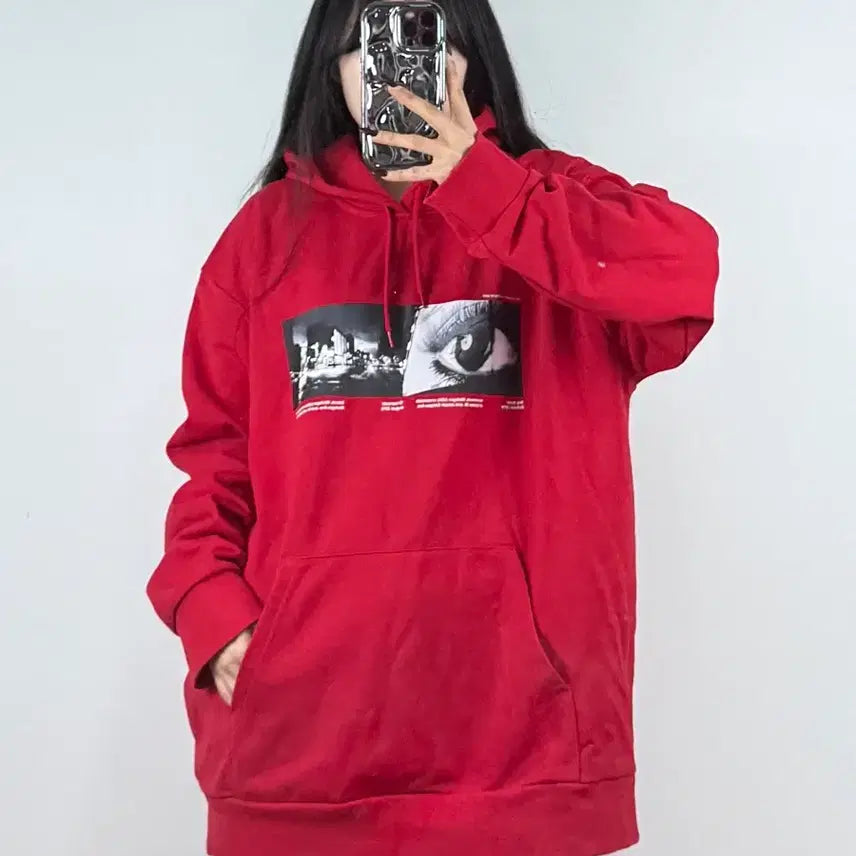 [BUNJANG] Carhartt WIP x Suraj Bamba Collaboration Red Hoodie XL / 칼하트WIP 수라지 밤바 협업 후드티 레드 E61