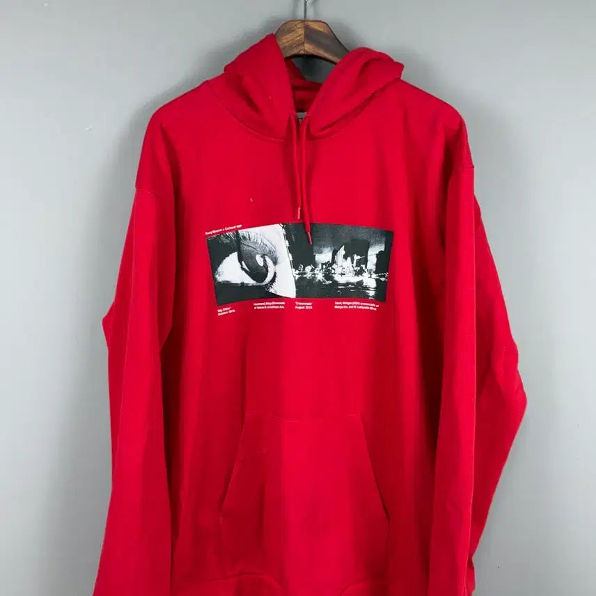[BUNJANG] Carhartt WIP x Suraj Bamba Collaboration Red Hoodie XL / 칼하트WIP 수라지 밤바 협업 후드티 레드 E61