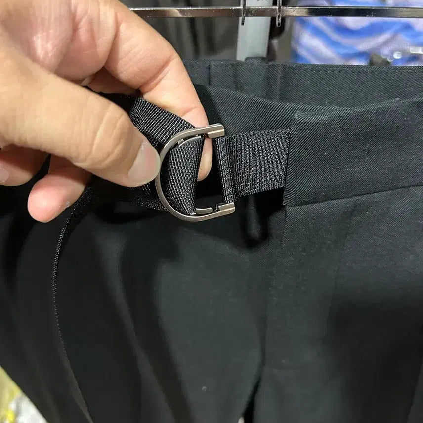 [BUNJANG] Solid Homme Belted Slacks / [30] 솔리드옴므 벨티드 슬랙스
