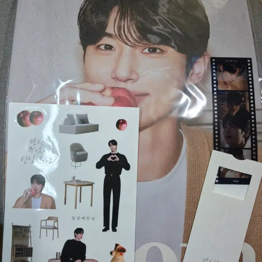 [BUNJANG] Byun Woo Seok ILSOOM Poster + Sticker Set / 변우석 일룸 포스터 + 스티커 세트