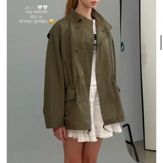[SOLD OUT] 포레스트 위티 야상 자켓