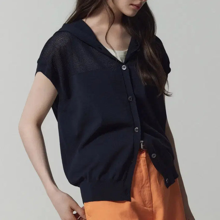 [BUNJANG] Aspesi Navy Knit Vest / 아스페시 Aspesi 니트조끼 (42사이즈)(작년구매)
